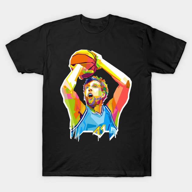 DIRK NOWITZKI T-Shirt by Vector Baturaja